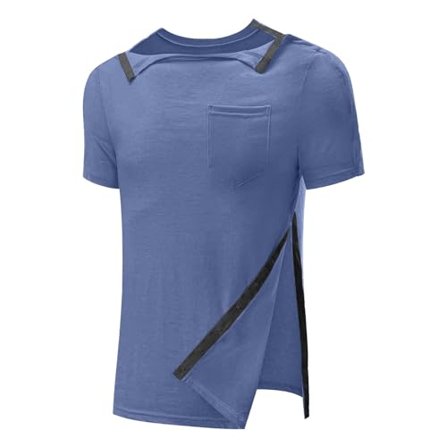 T Shirt Herren Post Schulter Chirurgie Tshirt Nach Der Operationsshirt Schulteroperationen Genesung Abreißbar Funktionsshirt Kurzärmlig Vollständig Offene Seite Druckknopf Funktionsshirt T Shirt Herren Post Schulter Chirurgie Tshirt Nach Der Operationsshirt Schulteroperationen Genesung Abreißbar Funktionsshirt Kurzärmlig Vollständig Offene Seite Druckknopf Funktionsshirt von Generisch