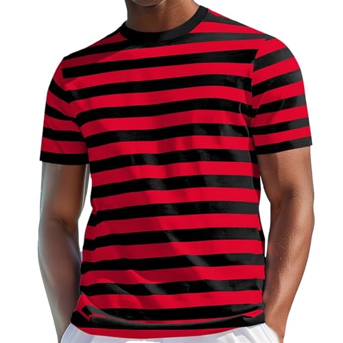 T-Shirt Herren Sommer Rundhals-Ausschnitt Baumwolle,Regular Fit Herrenst-Shirt Rundkragen,Casual Basic Männer Tshirt Mens Kurzarm T-Shirt Herren Weiß S/m/l/xl/xxl/3xl/4xl/5xl von Generisch