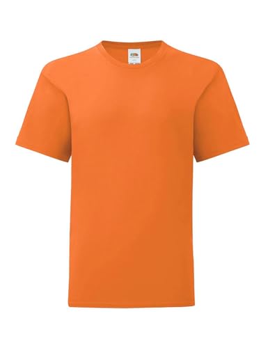 MOD. FRU Kids Iconic 150 T-Shirt: Baumwolle kurzärmlig Orange 116 cm von Generisch