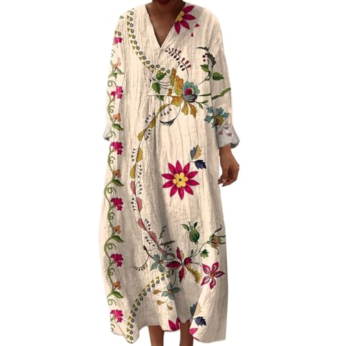 T-Shirt Kleid Damen, Meine Offene Rechnung Bei Einsehen, Strandkleid Lang Maxikleider V Ausschnitt Sommerkleider Leicht Und Luftig Boho Kleid Elegante Midikleid Freizeitkleid, Schwarzes Kleid Damen von Generisch