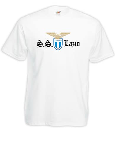 T-Shirt - Lazio (Front & Rückendruck) (3XL, Weiß) von Generisch