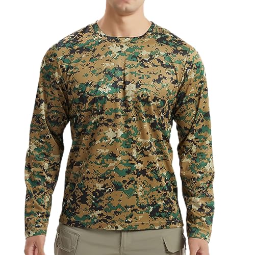 T-Shirts Herren Sommer Hemd Langarm Henley Shirt Leicht Atmungsaktiv Schnelltrocknend Tshirt Sonnenschutz UV-Schutz Tarnung T Shirt Fischerhemd Oberhemden Frühling Lässig Kleidung Basic Langarmshirt T-Shirts Herren Sommer Hemd Langarm Henley Shirt Leicht Atmungsaktiv Schnelltrocknend Tshirt Sonnenschutz UV-Schutz Tarnung T Shirt Fischerhemd Oberhemden Frühling Lässig Kleidung Basic Langarmshirt von Generisch
