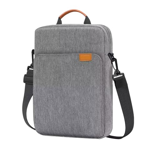 Tablet-Hülle, Tablet-Tragetasche, Tragegriff, Tragetasche mit Schultergurt, 33 cm (13 Zoll), Schutzhülle für Damen und Herren, grau, Refer to description von Generisch