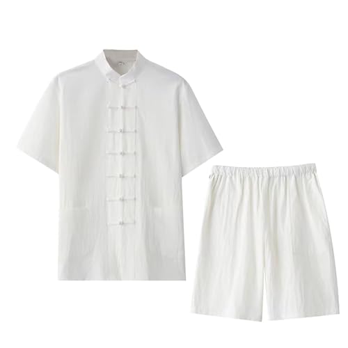 Tai Chi Anzug Herren 2 Teiler Leinenanzug Tang Anzug Kurzarm Hemd Kurze Hose Tai Chi Uniform Traditionelle Chinesisch Kostüm Kung Fu Trainingsanzug Leinenhemd Leinen Shorts Outfits Tai Chi Anzug Herren 2 Teiler Leinenanzug Tang Anzug Kurzarm Hemd Kurze Hose Tai Chi Uniform Traditionelle Chinesisch Kostüm Kung Fu Trainingsanzug Leinenhemd Leinen Shorts Outfits von Generisch