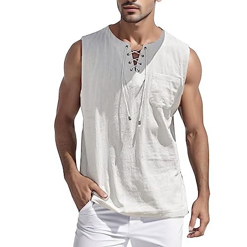 Tank Tops für Herren Ärmelloses Sommer Hemd Shirt Sommer Casual Sports Tanktop Gym Unterhemd Männer Sleeveless Fitness Trägershirt Freizeithemd Strand Top Basic Männer Tshirt 2025 Tank Tops für Herren Ärmelloses Sommer Hemd Shirt Sommer Casual Sports Tanktop Gym Unterhemd Männer Sleeveless Fitness Trägershirt Freizeithemd Strand Top Basic Männer Tshirt 2025 von Generisch