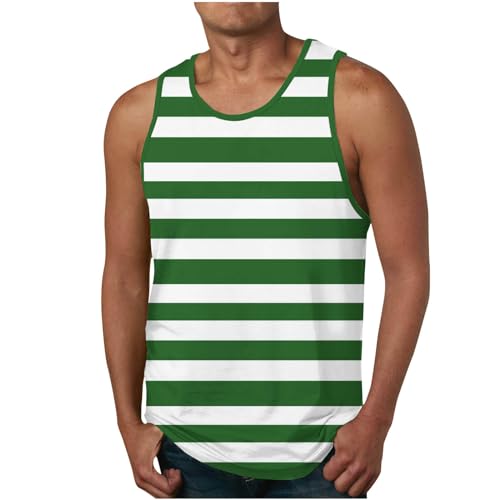 Tanktop Herren Gestreift Sportshirt Locker Muskelshirt Tanktops Männer Streifen Tshirt Ärmellos Sommer Unterhemd Striped Sport Gym Workout Bodybuilding Jersey Shirt Tanktop Herren Gestreift Sportshirt Locker Muskelshirt Tanktops Männer Streifen Tshirt Ärmellos Sommer Unterhemd Striped Sport Gym Workout Bodybuilding Jersey Shirt von Generisch