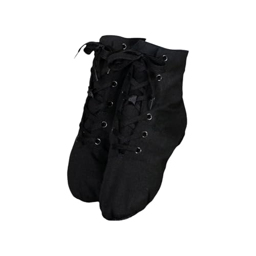 Tanzschuhe Damen Herren Reitstiefel Segeltuchschuhe Freizeitschuhe Hallenschuhe Jazz-Stiefel Super Weich Ultra-Bequeme Schuhe Ballettschuhe Riemchenballerina Leichte rutschfeste BarfußSchuhe von Generisch