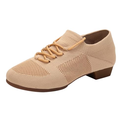 Tanzschuhe Damen Mit Absatz Latein SchnüRen Geschlossene Salsa Tango Moderne Jazz Ballsaal Leistung Schuhe Trainingsschuhe FüR Frauen Weicher Sohle Atmungsaktiv Tanzschuhe Damen Mit Absatz Latein SchnüRen Geschlossene Salsa Tango Moderne Jazz Ballsaal Leistung Schuhe Trainingsschuhe FüR Frauen Weicher Sohle Atmungsaktiv von Generisch