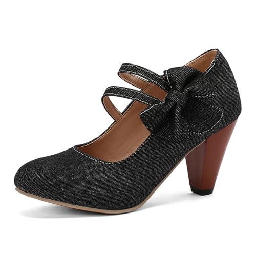 Tanzschuhe Damen Trachtenschuhe Stöckelschuhe Pumps Dunkelblau Elegant Und Bequem High Heels Brautschuhe Weiße Niedriger Absatz Slingpumps Blockabsatz Schuhe Hochzeitsgast Dirndl Tanzschuhe Damen Trachtenschuhe Stöckelschuhe Pumps Dunkelblau Elegant Und Bequem High Heels Brautschuhe Weiße Niedriger Absatz Slingpumps Blockabsatz Schuhe Hochzeitsgast Dirndl von Generisch
