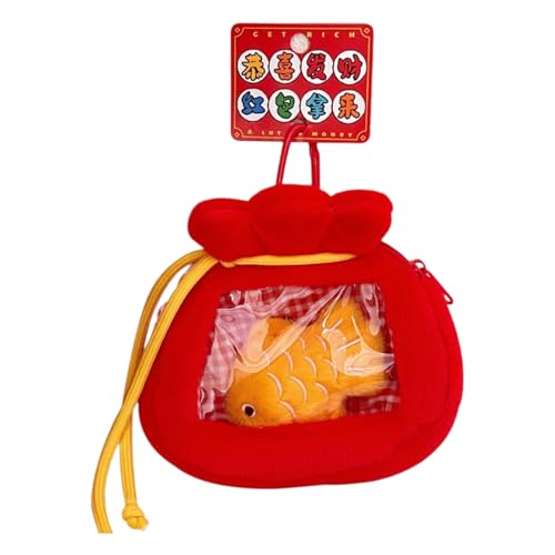 Tasche „Jahr der Schlange“, Geldtasche „Mondjahr“ - Koi-Geldbeutel für Neujahr,Mondjahr-Anhänger, dekorativer Rucksackanhänger, Jahr der Schlange-Ornament, Glückstasche für Feiertage von Generisch