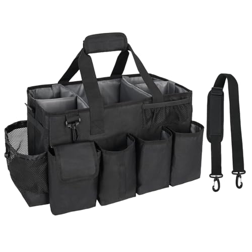 Tasche Für Reinigungszubehör - Organizer für Haushalts- und Arbeitswerkzeuge | Großraum Reinigungstasche mit Griff & Schulterriemen für Auto Herren Damen Küche Haushalt Camping Wohnheim Tasche Für Reinigungszubehör - Organizer für Haushalts- und Arbeitswerkzeuge | Großraum Reinigungstasche mit Griff & Schulterriemen für Auto Herren Damen Küche Haushalt Camping Wohnheim von Generisch