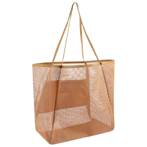 Tasche - Mesh Tragetasche Für & Freizeit | Wiederverwendbare Sporttasche Mit Atmungsaktivem Fach Für Sonnenbrille, Handy, Handtücher & Kleidung von Generisch