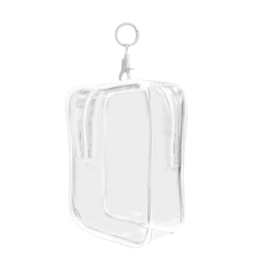 Tasche – Transparente Tasche, Multifunktions-Tragetasche, quadratisches Modellfiguren-Display, Aufbewahrungs-Organizer für kleine Figuren, transparente Tasche für Puppen, Spielzeug, Sammlerstücke von Generisch