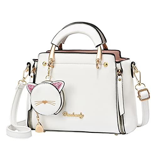 Taschen Toilette tragbare Umhängetasche Messenger Bag Märchen Taschen (White, One Size) von Generisch