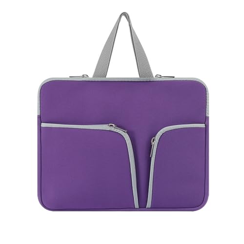 Tauchen Material Computer Tasche Bunte Multi Pocket Laptop Case Sugar Purses And Handtaschen, violett, 48.5 EU von Generisch