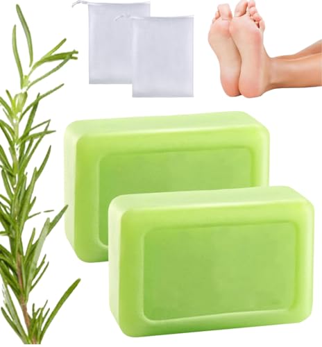 Tea Tree Oil Soap, Green Natural Foot Body Soaps, Plant-Base Formula Refreshing Cleanse Soap for All Women and Mens Types (2, Green) von Generisch