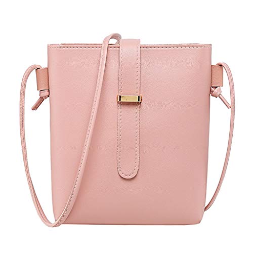 Telefon Messenger- Tragetasche Frauentasche Umhängetasche Taschen Blumen (Pink, One Size) von Generisch