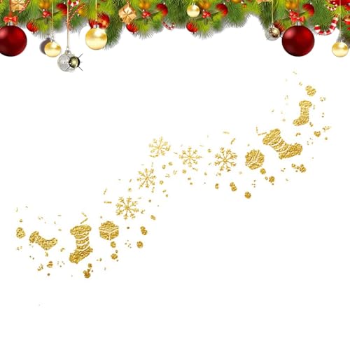 Temporäre Weihnachts-Gesichtsaufkleber, temporäre Gesichtsaufkleber,Festival-Make-up-Weihnachtsaufkleber | Gesichts-Make-up-wasserdichte Aufkleber, Augen-Make-up-Aufkleber, temporärer Aufkleber in von Generisch