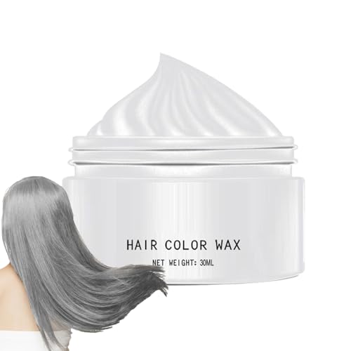 Temporäres Haarfärbewachs - Sofortige Farbcreme, Natürliches Styling Color Wax | Leicht auswaschbare Farbcreme für temporäre Looks, Haarstylingwachs für Männer Frauen und Teenager Temporäres Haarfärbewachs - Sofortige Farbcreme, Natürliches Styling Color Wax | Leicht auswaschbare Farbcreme für temporäre Looks, Haarstylingwachs für Männer Frauen und Teenager von Generisch