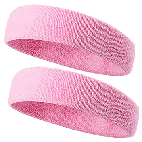 Tennis Dämpfer Lustig Frauen absorbierender schweißableitender Sport-Baumwoll-dicker Flor-Stoff Wweat Proof Gürtel Seide Kopfband (One Size) von Generisch