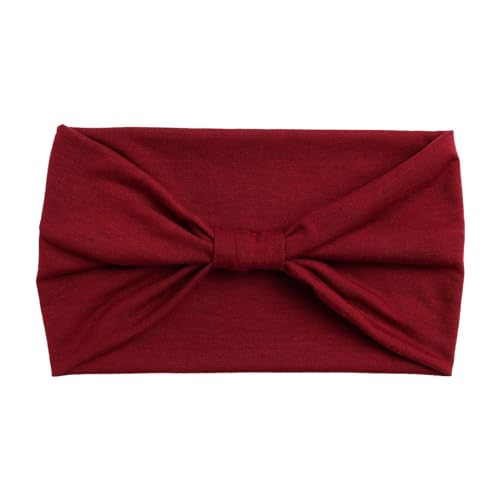 Tennis Zubehör Damen Stirnbänder für Frauen African Boho Wide Knotted Head Wraps Turbane Griffband Squashschläger (One Size) von Generisch