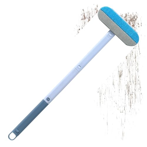 Teppichrake - Hundehaarentferner | Haarentferner Teppichschaber | Wiederverwendbares Katzenhaarentferner für Wäsche mit langem Griff | Multifunktional Möbelreinigungswerkzeug für Autos Bettwäsche von Generisch