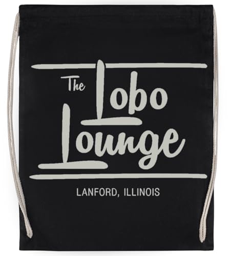 The Lobo Lounge Unisex-Sporttasche, Schwarzer Turnbeutel von Generisch