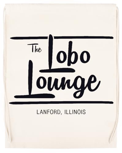 The Lobo Lounge Unisex Sporttasche Beige Turnbeutel von Generisch