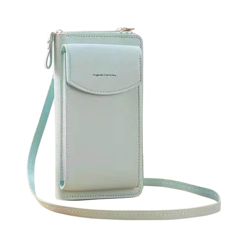 The Original Clutch Wallet Trendy Mobile Phone Bag Korean Fashion Large Capacity Double Layer Wallet Multi Functional Women Crossbody Bag Hand Shoulder Strap For Women, grün, Einheitsgröße The Original Clutch Wallet Trendy Mobile Phone Bag Korean Fashion Large Capacity Double Layer Wallet Multi Functional Women Crossbody Bag Hand Shoulder Strap For Women, grün, Einheitsgröße von Generisch