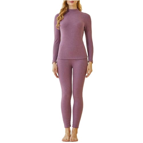 Thermo Unterwäsche Set Leggings Warme Thermooberteil & Thermohose Funktionsunterwäsche Mit Innenfleece Damen Thermounterwäsche Set Thermowäsche Sets Thermal Underwear Skiunterwäsche Für Winter von Generisch