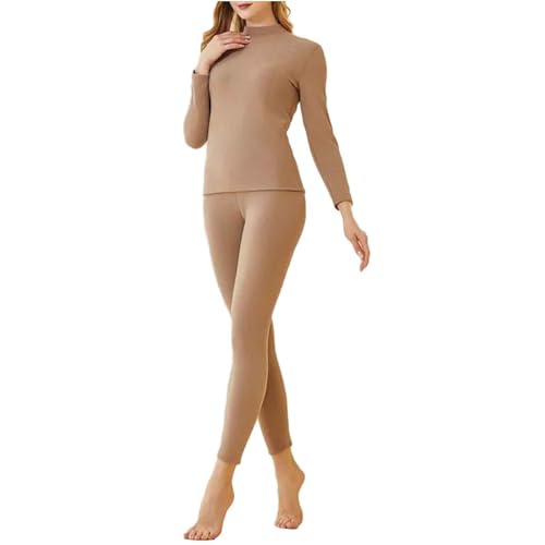 Thermo Unterwäsche Set Leggings Warme Thermooberteil & Thermohose Funktionsunterwäsche Mit Innenfleece Damen Thermounterwäsche Set Thermowäsche Sets Thermal Underwear Skiunterwäsche Für Winter von Generisch