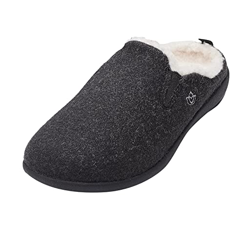 Thermo-Winter-Slipon für den Innenbereich, modische Freizeitschuhe, atmungsaktive Schuhe, Damen-Hausschuhe, Größe 43, Schwarz , 39 EU von Generisch