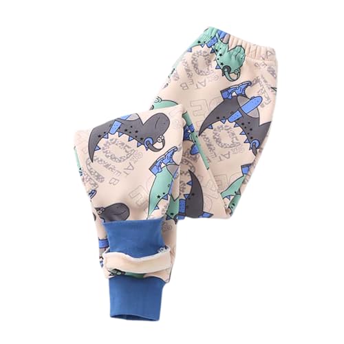 Thermoleggings Mädchen Gefütterte Leggings mit Fleece Winter Lange Thermohose Kinder Verdickte Warme Blickdicht Elastisch Thermounterwäsche von Generisch