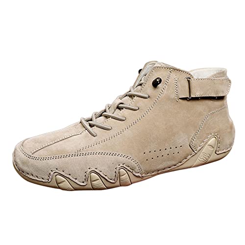 Thermoschuhe Herren Kurzschaft Stiefeletten, Wasserdicht Winterschuhe, Outdoor Winterstiefel Verdicken Wanderschuhe Rutschfest Freizeitschuhe Seitlicher Reißverschluss Flache Schuhe Thermoschuhe Herren Kurzschaft Stiefeletten, Wasserdicht Winterschuhe, Outdoor Winterstiefel Verdicken Wanderschuhe Rutschfest Freizeitschuhe Seitlicher Reißverschluss Flache Schuhe von Generisch