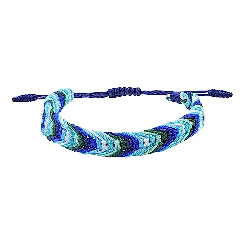 Thread Einfaches kleines frisches Armband verstellbares Paararmband Freundschaftsarmband Mädchen Halskette und Ohrring-Set (E, Einheitsgröße), Kordel von Generisch
