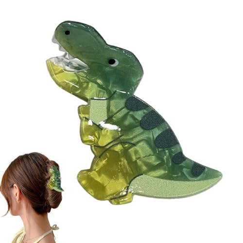Tier-Haarspangen, niedliche Dinosaurier-Haarspangen, Acryl, stilvoll, trendig, für den täglichen Gebrauch, kleine Mädchen von Generisch