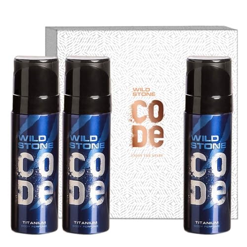 Titan-Körperparfüm, Geschenkbox mit Code, 3 Stück (je 120 ml) von Generisch