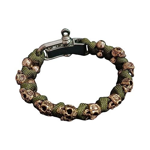 Titan Ohrringe Premium Paracord Armband Herren Handgewebt Armband Frauen S Uhren, Einheitsgröße, Kein edelstein von Generisch