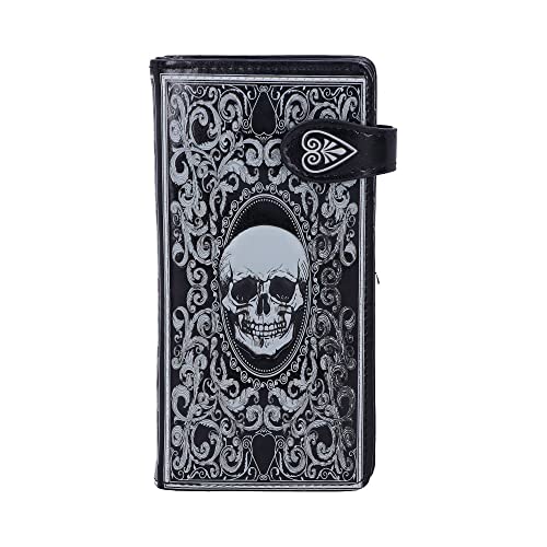 Totenkopf Skull Totenschädel Tarot Gothic Kunstleder Geldbörse Portemonnaie Brieftasche Geldbeutel Etui von Generisch