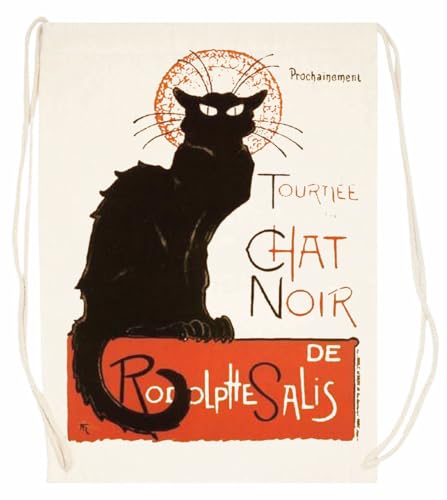 Tournee Du Chat Noir After Unisex Beige Sporttasche String Sack von Generisch