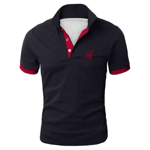Trachten Poloshirt Herren T-Shirt Golf Kurzarm Trachtenshirt Bequeme Atmungsaktiv Leichtes Oktoberfest für Bierfeste Regular Fit Freizeit Sommer Stylisch Polohemd Männer Trachten Poloshirt Herren T-Shirt Golf Kurzarm Trachtenshirt Bequeme Atmungsaktiv Leichtes Oktoberfest für Bierfeste Regular Fit Freizeit Sommer Stylisch Polohemd Männer von Generisch
