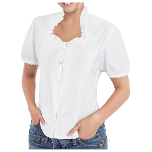 Trachtenbluse Damen Rot Weiss Kariert Trachten Bluse Kurzarm Trachtenmode Trachtenblusen Oktoberfest Kostüm Dirndl Bluse Traditionelle Blusen Moderen Bayerische Trachtenshirt Dirndlbluse Trachtenbluse Damen Rot Weiss Kariert Trachten Bluse Kurzarm Trachtenmode Trachtenblusen Oktoberfest Kostüm Dirndl Bluse Traditionelle Blusen Moderen Bayerische Trachtenshirt Dirndlbluse von Generisch