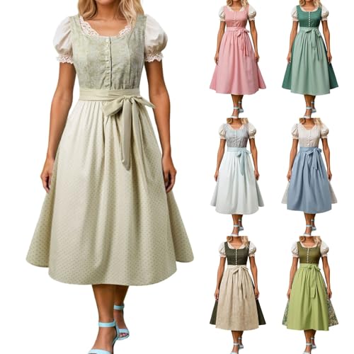 Trachtenkleidung Damen, Dirndl Damen Elegant Trachtenkleid Trachtenmode Midi Schlicht Modern Trachtenrock Lang Trachten Dirndel Kleid Grosse Grössen Dirndlkleid Oktoberfest Outfit, Grau, L Trachtenkleidung Damen, Dirndl Damen Elegant Trachtenkleid Trachtenmode Midi Schlicht Modern Trachtenrock Lang Trachten Dirndel Kleid Grosse Grössen Dirndlkleid Oktoberfest Outfit, Grau, L von Generisch