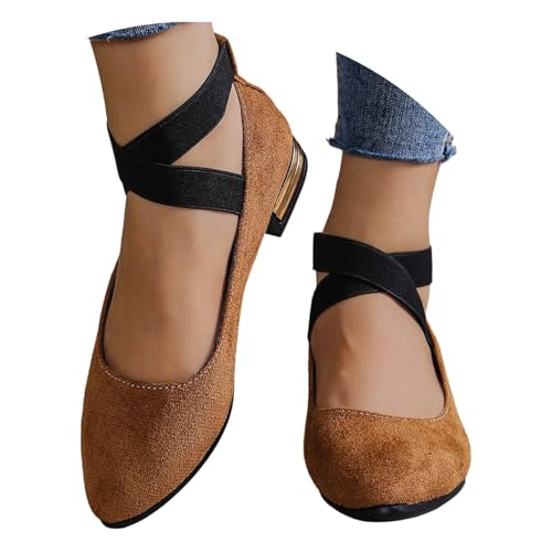 Trachtenschuhe Damen Low Heels Pumps mit Blockabsatz Riemchen Dirndl Schuhe Breite Füße Brautschuhe Elegant Und Bequem Absatzschuhe Hochzeitsschuhe Damenschuhe für Oktoberfest von Generisch