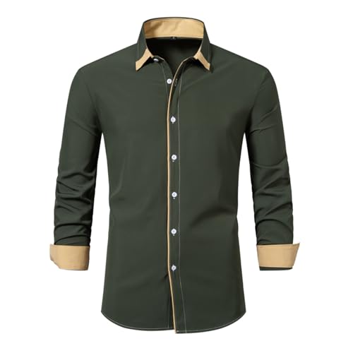 Trachtenshirt Herren Langarm Trachtenhemd Kariertes Freizeithemd Slim Fit Revershemd Hemd Oktoberfest Outfit Business Langarmhemd Bequeme Businesshemd Casual Karohemd Trachtenshirt Herren Langarm Trachtenhemd Kariertes Freizeithemd Slim Fit Revershemd Hemd Oktoberfest Outfit Business Langarmhemd Bequeme Businesshemd Casual Karohemd von Generisch