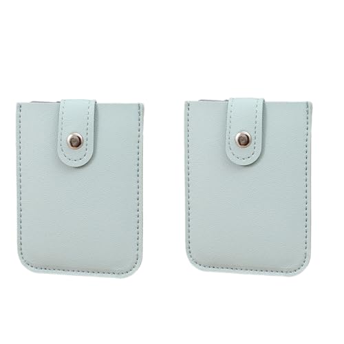 Trading Holder Album 2023 Pull Out Multi Slot Card Holder 2pcsPull Out Card Holder Small Wallet with Pull Out Credit Card Holder Stackable Leather RFID Blocking Bank Card Holder, blau, Einheitsgröße von Generisch