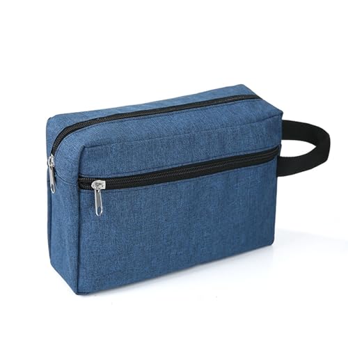 Tragbare Doppelschicht-Kosmetiktasche für Damen und Herren, multifunktional, digitale Tasche, Stoff, Reise-Aufbewahrungstasche, Kulturbeutel, 455 Rancher Clutch Cover, dunkelblau, Einheitsgröße Tragbare Doppelschicht-Kosmetiktasche für Damen und Herren, multifunktional, digitale Tasche, Stoff, Reise-Aufbewahrungstasche, Kulturbeutel, 455 Rancher Clutch Cover, dunkelblau, Einheitsgröße von Generisch