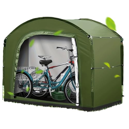 Tragbare Fahrradaufbewahrung - Oxford Cloth Motorcycle Organizer Shelter | Tragbares Fahrraddach für den Außenbereich | Organizer-Karte für Motorradfahrer aus Oxford-Stoff | Zugriff, grün, Tragbare Fahrradaufbewahrung - Oxford Cloth Motorcycle Organizer Shelter | Tragbares Fahrraddach für den Außenbereich | Organizer-Karte für Motorradfahrer aus Oxford-Stoff | Zugriff, grün, von Generisch