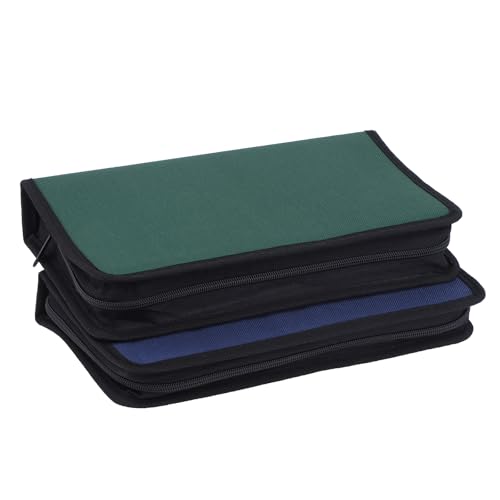 Tragbarer Reiß Verschluss Oxford-Stoff DVD-CD-Halter 80 Stück Kapazität Aufbewahrung Beutel Doppelseitige CD-DVD-Aufbewahrung hülle Geldbörse Album Trage Tasche für Autos Heim und Reise Tragbarer Reiß Verschluss Oxford-Stoff DVD-CD-Halter 80 Stück Kapazität Aufbewahrung Beutel Doppelseitige CD-DVD-Aufbewahrung hülle Geldbörse Album Trage Tasche für Autos Heim und Reise von Generisch