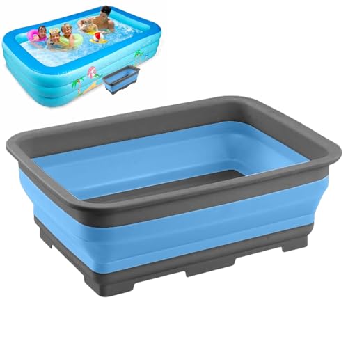 Tragbares Fußbad - Zusammenklappbare Fußwanne Für Pool - Fußbecken Mit Warmwasser Für Trockene Haut Pediküre Zuhause Outdoor Camping Erwachsene Kinder Reise von Generisch